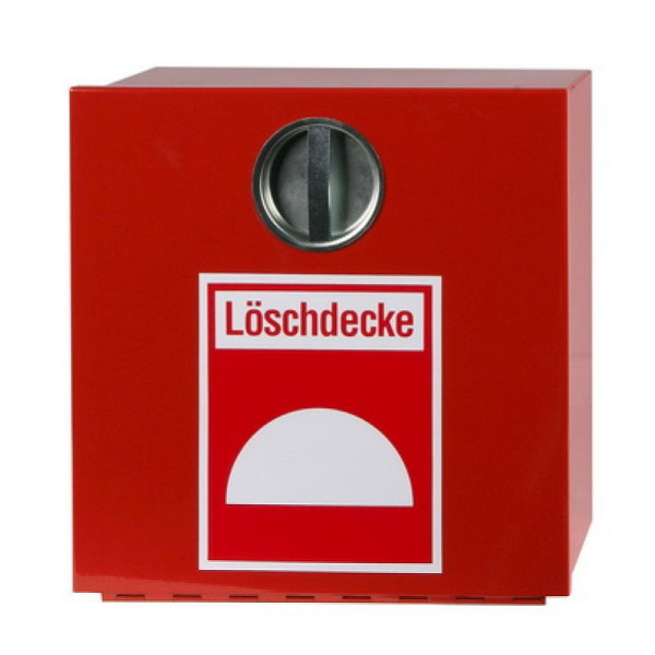 Stein HGS Löschdecke, Löschdecke im Metallschrank /300x300x150mm, mit drehbarer Griffmuschel/zur Wandmontage, 25335