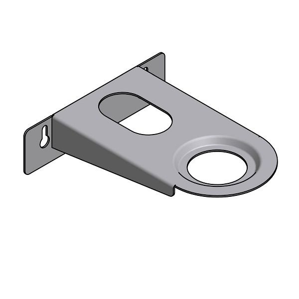 KWC Wandhalterung, SIRIUS, Edelstahl, für Ausgussbecken, 2030499128