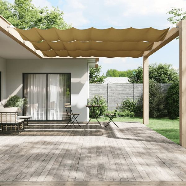 vidaXL Senkrechtmarkise Beige 140x1200 cm Oxford-Gewebe, 148268